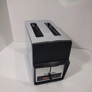 Vintage Proctor Silex 2 Slice Toaster T204B Type T2 Working Made in USA Chrome